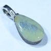 Australian Boulder Opal Silver Pendant with Silver Chain (14mm x 8.5mm) Code - FF422