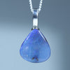 Natural Australian Boulder Opal Silver Pendant