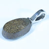 Australian Boulder Opal Silver Pendant with Silver Chain (13mm x 7mm) Code - FF372