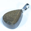 Australian Boulder Opal Silver Pendant with Silver Chain (16mm x 12mm) Code - FF399