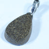 Australian Boulder Opal Silver Pendant with Silver Chain (15mm x 10mm) Code - FF417