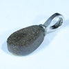 Australian Boulder Opal Silver Pendant with Silver Chain (11mm x 7mm) Code - FF413