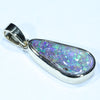 Australian Boulder Opal Gold Pendant (17mm x 8mm) Code - AA133