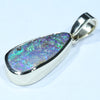 Australian Boulder Opal Gold Pendant (17mm x 8mm) Code - AA133
