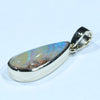 Australian Crystal Opal Gold Pendant (18mm x 8mm) Code - AA135