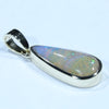 Australian Crystal Opal Gold Pendant (18mm x 8mm) Code - AA135