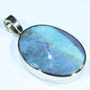 Large Australian Boulder Opal Gold Pendant (29mm x 22mm) Code - AA140