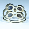 Black Opal, Dark Opal, Boulder Opal and Diamond Gold Ring Size - 6 US Code  EM243