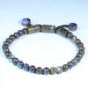 Natural Australian matrix Opal Adjustable Bracelet
