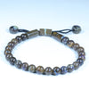 Natural Australian Matrix Opal Adjustable Bead Bracelet