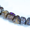 Australian Boulder Opal Matrix Bracelet 18.5cm Code BR853
