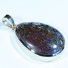 Australian Koroit Opal Matrix Gold Pendant (22mm x 17mm) Code - AA187