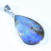 Queensland Boulder Opal Silver Pendant with Silver Chain (23mm x 15mm) Code - FF511