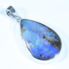 Queensland Boulder Opal Silver Pendant with Silver Chain (23mm x 15mm) Code - FF511