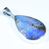 Queensland Boulder Opal Silver Pendant with Silver Chain (23mm x 15mm) Code - FF511