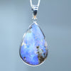 Queensland Boulder Opal Silver Pendant with Silver Chain (23mm x 15mm) Code - FF511