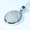 14k White Gold - Solid Lighting Ridge Dark Opal