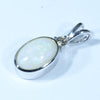 Easy Wear Small Opal Silver Pendant Design