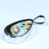 Queensland Boulder Opal Silver Pendant with Silver Chain (24mm x 12mm) Code - FF439