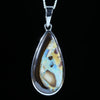 Queensland Boulder Opal Silver Pendant with Silver Chain (24mm x 12mm) Code - FF439