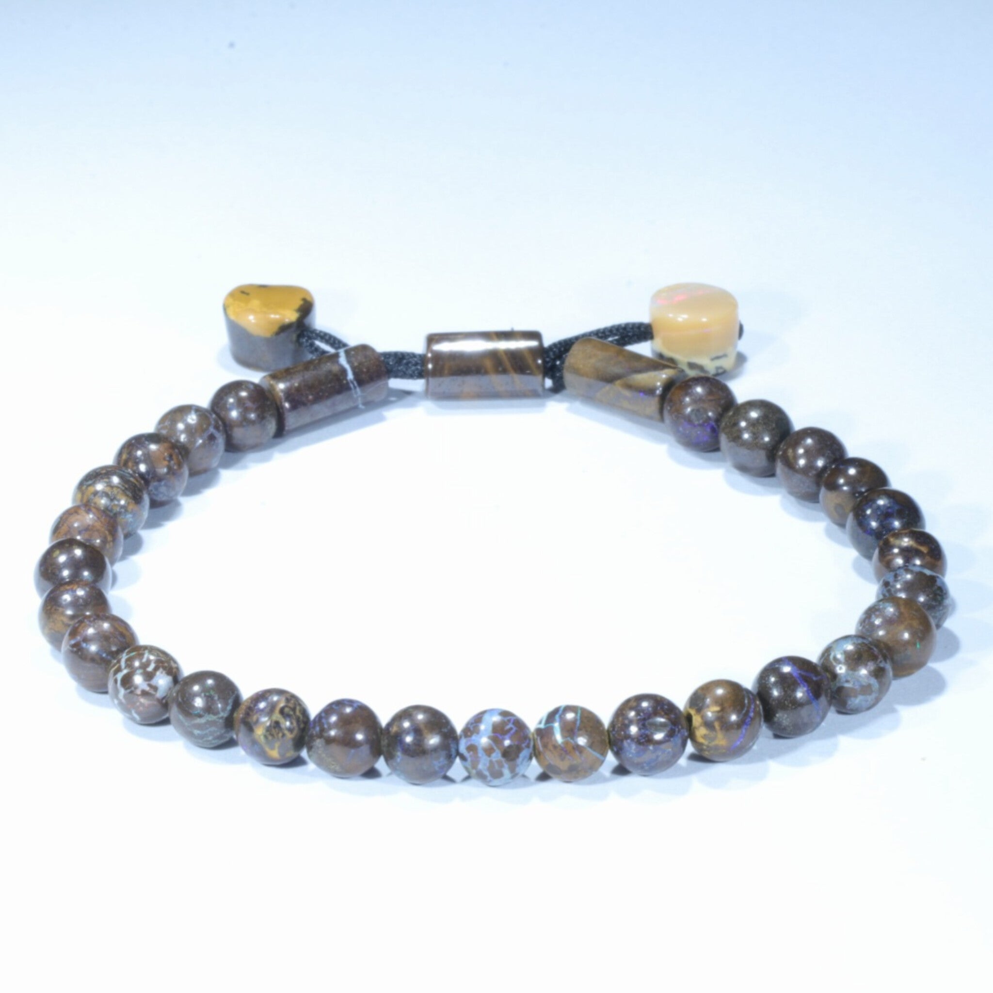Australian Boulder Opal Matrix Bracelet  21cm Code G72