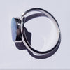 Natural Australian Opal Silver Ring - Size 8.5