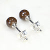 Australian Boulder Opal Matrix Silver Earring Studs Code-SE530