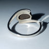Natural Australian Opal Silver Ring - Size 8.5