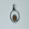 Natural Australian Opal  Silver Pendant