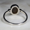 Silver Solid Opal Ring Rear View