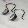 Natural Australian Boulder Opal  Silver Earring