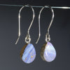Natural Australian Boulder Opal  Silver  Earring