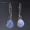 Natural Australian Boulder Opal  Silver  Earring
