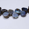 Natural Australian Boulder Opal Silver Bracelet
