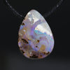 Natural Australian Boulder Opal Pendant