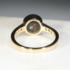 Natural Australian Boulder Opal and Diamond Gold Ring - Size 6.5 Code -GR711