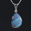 Natural opal with two freckles