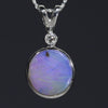 Natural opal feminine pendant
