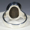 Australian Solid  Boulder Opal Silver Ring - Size 10