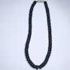 Large Round Opal Matrix Beaded Necklace