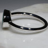 Natural Australian Boulder Opal Silver Ring - Size 11
