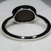 Natural Australian Boulder Opal Silver Ring - Size 11