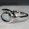 Pretty Green Opal Flashes Upon Movement