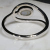 Silver Solid Opal Ring Rear View
