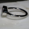 Natural Australian Boulder Opal Silver Ring - Size 5 Code - R236