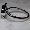 Natural Australian Opal Silver Ring - Size 8.25