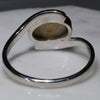 Natural Australian Opal Silver Ring - Size 8.25