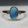 Green Opal Gold Ring