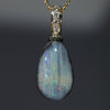 Natural opal fire fly pendant