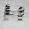 Natural Australian Boulder Opal  Silver Stud Earring